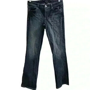 White House Black Market Women's Bootcut Jeans Size 6 Blue Stretch Denim